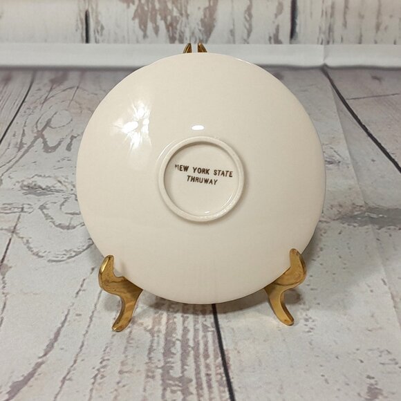 Demitasse Tea Cup And Saucer 1903 Cadillac New York State Thruway Porcelain - Picture 11 of 14